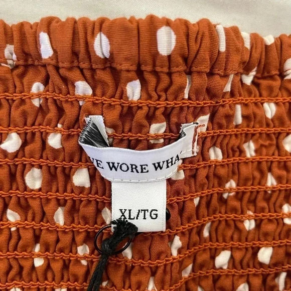 WeWoreWhat Coco polka dot crop top - Picture 8 of 14